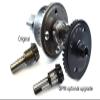 Chrome Steel Diff Bevel Gear 39T & Pinion Gear 09T for Arrma 1:8 Kraton 6S / Outcast 6S / Talion 6S / KRATON 6S V5 / Notorious 6S V5 / 1:7 Fireteam 6S - 5Pc Set Black view 4