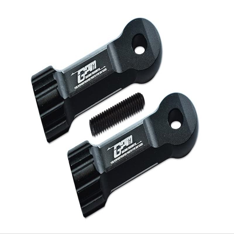 Aluminum Middle Shaft Head For Arrma 1:10 Kraton 4S ARA102690 / VORTEKS 3S ARA4305V3 / OUTCAST 4S ARA102692-3Pc Set Black