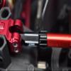 Aluminum Middle Shaft Head For Arrma 1:10 Kraton 4S ARA102690 / VORTEKS 3S ARA4305V3 / OUTCAST 4S ARA102692-3Pc Set Black view 2