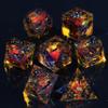 Mini Planet Sharp Edge Polyhedral DND Dungeons and Dragons Handmade Dice Set view 1