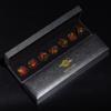 Mini Planet Sharp Edge Polyhedral DND Dungeons and Dragons Handmade Dice Set view 4