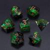 Mini Planet Handcrafted DND Sharp Edge Polyhedral Dungeons and Dragons Handmade Dice Set view 1