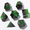 Mini Planet Handcrafted DND Sharp Edge Polyhedral Dungeons and Dragons Handmade Dice Set view 2