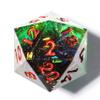 Mini Planet Handcrafted DND Sharp Edge Polyhedral Dungeons and Dragons Handmade Dice Set view 3