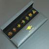 Mini Planet Handcrafted DND Sharp Edge Polyhedral Dungeons and Dragons Handmade Dice Set view 4