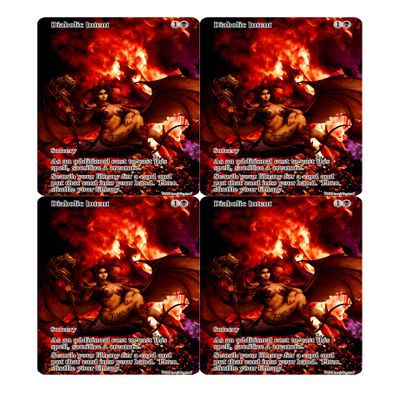 4x | Diabolic Intent | Full Art | Foil or Non-Foil (Foil)