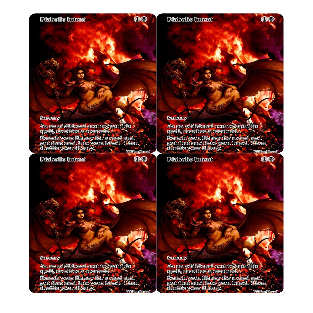 4x | Diabolic Intent | Full Art | Foil or Non-Foil (Foil)