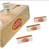 Domino Carta Blanca Hecho en Mexico with Traditional Wood case - Dominoes Size : 1 3/4 x 7/8 x 1/2 inches - Smaller Than The Standard Size view 1