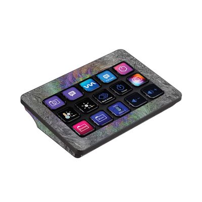 MightySkins Glossy Glitter Skin Compatible with Elgato Stream Deck MK.2 - Tripping | Protective, Durable High-Gloss Glitter Finish | Easy to Apply, Remove, and Change Styles | Made in The USA