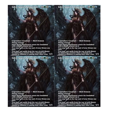 4x | Falco Spara, Pactweaver | Full Art | Foil or Non-Foil (Foil)
