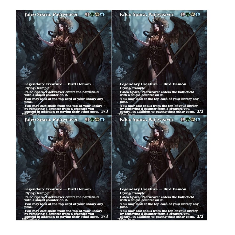 4x | Falco Spara, Pactweaver | Full Art | Foil or Non-Foil (Foil)