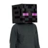 Disguise Minecraft Enderman Block Head, Official Minecraft Costume Accessory for Kids, Single Size Costume Mask (14+) view 2