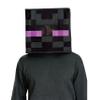 Disguise Minecraft Enderman Block Head, Official Minecraft Costume Accessory for Kids, Single Size Costume Mask (14+) view 3