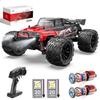 DEERC 9500E 1:16 Scale All Terrain RC Car, 4x4 High Speed 40 KPH RC Truck, 2.4Ghz Remote Control Truck with 2 Batteries, Off-Road Monster Truck for Adults Kids view 1