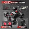 DEERC 9500E 1:16 Scale All Terrain RC Car, 4x4 High Speed 40 KPH RC Truck, 2.4Ghz Remote Control Truck with 2 Batteries, Off-Road Monster Truck for Adults Kids view 2