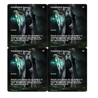 4x | Enlightened Tutor | Full Art | Foil or Non-Foil (Foil)