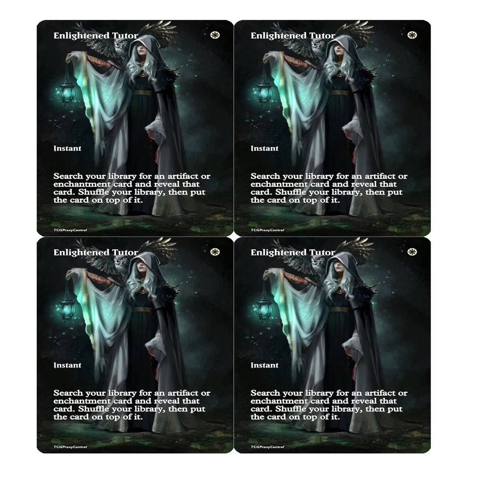 4x | Enlightened Tutor | Full Art | Foil or Non-Foil (Foil)