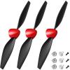 FLYCOLOR 3 Sets P51 Rc Plane Propeller with Propeller Savers and Adapters for VOLANTEXRC 761-5 Airplane and Tr-p51d view 1