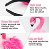 FERCAISH New Flamingo Headband, Hawaii Creative Flamingo Headdress Halloween Decorations Children's Headwear Cosplay Props view 3
