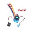 GoolRC 3650 3900KV Brushless Motor with 45A Brushless ESC Electric Speed Controller, Heat Sink and Programming Card, Waterproof Motor ESC Combo Set for 1/8 1/10 RC Car RC Boat view 3