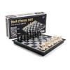 KAILE 10" Magnetic Chess Sets - 3 in 1 Travel Chess Checkers Backgammon Set with Folding Case - Portable Elastic Bag view 4
