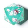 Mini Planet Sharp Edge DND Polyhedral Designer Dungeons and Dragons Handmade Dice Set view 2