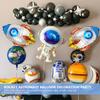 20Pcs Astronaut Aluminum Foil Balloons Outer Space Balloons Decoration for Outer Space Theme Party Kids Birthday Party Supplies Baby Shower view 3