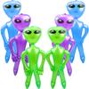 Cotiny 6 Pack 35 Inch Inflatable Alien Blow Up Toys for Birthday Party Favors Alien Theme Halloween Party Supplies (Green,Purple,Blue) view 1