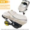 Car Seat Cover Baby Carseat Covers,Car Seat Covers for Babies Winter,Universal Infant Car Seat Canopy Shield for Cold Weather, Warm and Cozy Protect Boy&Girl from Cold Wind-for All Seasons view 2