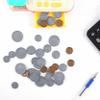 100 Pcs Fake Coins for Kids Learning,Plastic Play Coins for Teaching,20 Pennies, 20 Nickels, 20 Dimes, 20 Quarters, 20 Half-Dollars for Kids Pretend Play Store Or Cash Register view 4