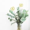 10-Pack Double Sided Glitter 90th Birthday Centerpiece Anniversary Centerpiece Sticks, Number 90 Table Topper Cake Topper for 90th Birthday Anniversary Table Party Decorations (Double Sided gold) view 3