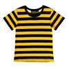 Boys Black Yellow Striped Shirt Girls Bee Costume Kids Summer Short Sleeve Casual Tee Top 13-14 Years view 1