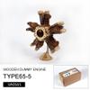 Wooden Dummy Scale Engine-65mm one/Three/Five-Cylinder Combo (VA0565) view 2