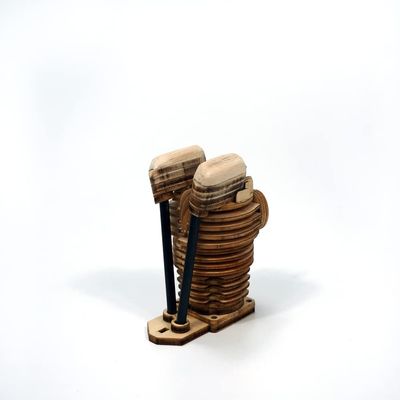 Wooden Dummy Scale Engine-50mm one/Three/Five-Cylinder Combo (VA0551)