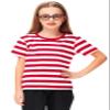 Boys Red White Striped Shirt Girls Waldo Costume Kids Summer Short Sleeve Crewneck Tee Top 13-14 Years view 4