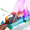 Electric Toddler Train Set with Sounds & Lights, Track Toy Playset for Kids view 4