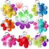 20 Packs Rainbow Bulk Mini Pop Octopus Bubble Fidget Keychain Gift for Holiday Kids Boys Girls Summer Ocean Party Favors and Classroom Student Prize view 1