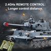 Bvrorere RC Military Tank, WW2 Tiger I Army Tank Toy with IR Battle, 2.4GHz Remote Control Military Vehicles with Lights & Rotating Turret, Gift for Boys, Kids, Adults & Collectors view 2