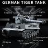 Bvrorere RC Military Tank, WW2 Tiger I Army Tank Toy with IR Battle, 2.4GHz Remote Control Military Vehicles with Lights & Rotating Turret, Gift for Boys, Kids, Adults & Collectors view 3