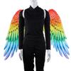 Alodidae 3D Angel Wings Costume with Elastic Straps Halloween Party Mardi Gras Cosplay Accessory (Rainbow Pride) view 2