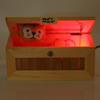 Funny Interactive Stress Relief Gift with Cute ti g er, USB Wooden Electronic Box Toy, Compatible with Power Bank Laptop Computer Mobile Phones (No Battery is Needed), USB Wooden Electronic Box Toy view 4