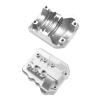 2Pcs ShareGoo Aluminum Alloy Front Rear Axle Differential Cover 15g Diff Cover Case Compatible with Traxxas TRX-4 1/10 RC Crawler Car (Silver) view 4