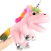 Animal Hand Puppets 12 Inch Unicorn Plush Dinosaur Animals Hand Puppet Toys Role-Play Toy Puppets for Kids Storytelling Imaginative Pretend Play Teaching Preschool(Pink Unicorn) view 1