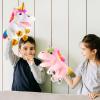 Animal Hand Puppets 12 Inch Unicorn Plush Dinosaur Animals Hand Puppet Toys Role-Play Toy Puppets for Kids Storytelling Imaginative Pretend Play Teaching Preschool(Pink Unicorn) view 4