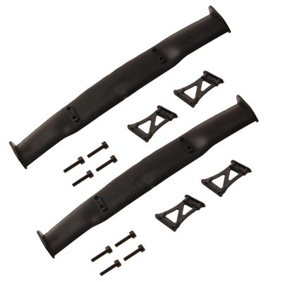 2Pcs ShareGoo Universal Plastic RC Car Tail Wing Rear Spoiler Wing Set Compatible with 1/10 RC Scale On Road Drift Drifting Car