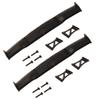 2Pcs ShareGoo Universal Plastic RC Car Tail Wing Rear Spoiler Wing Set Compatible with 1/10 RC Scale On Road Drift Drifting Car view 1