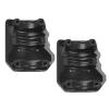 2Pcs ShareGoo Aluminum Alloy Front Rear Axle Differential Cover 15g Diff Cover Case Compatible with Traxxas TRX-4 1/10 RC Crawler Car (Black) view 2
