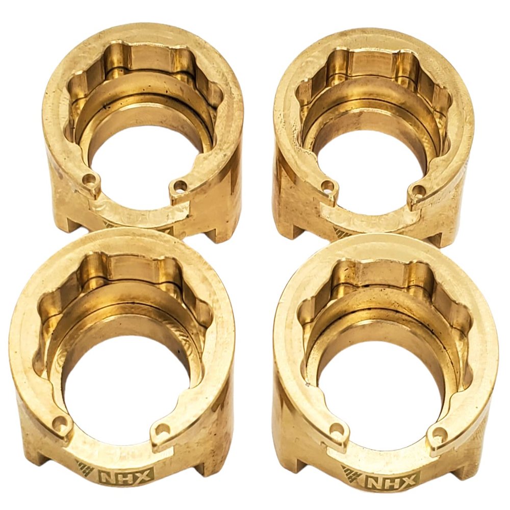 NHX RC Brass Wheel Weight 76g Each (4Pcs) : TRX-4