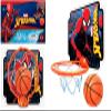 JA-RU Marvel Spiderman Mini Basketball Hoop (1 Unit) Self Adhesive Wall & Door Mount. Office or Bedroom Basketball Hoop with Ball for Kids. Indoor & Outdoor Sports Game. Spid-6822-1s view 1
