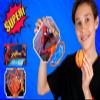 JA-RU Marvel Spiderman Mini Basketball Hoop (1 Unit) Self Adhesive Wall & Door Mount. Office or Bedroom Basketball Hoop with Ball for Kids. Indoor & Outdoor Sports Game. Spid-6822-1s view 2
